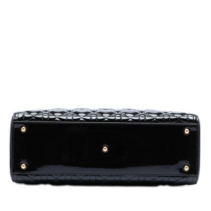 Dior Lady Dior Cannage Black Handbag Style 7