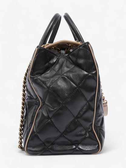 Chanel Lambskin Black Tote Bag Style 4