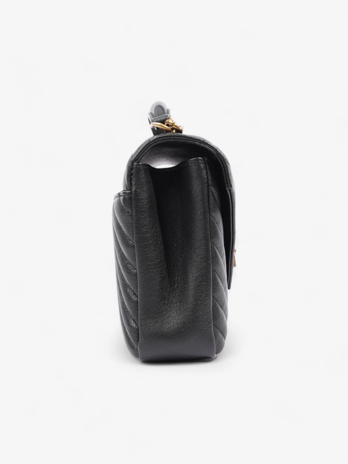Saint Laurent College Leather Black Shoulder Bag Style 4