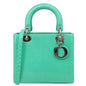 Christian Dior Lady Medium Dior Python Leather Shoulder Bag Green