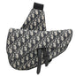 Christian Dior Saddle Oblique Jacquard Crossbody Bag Grey