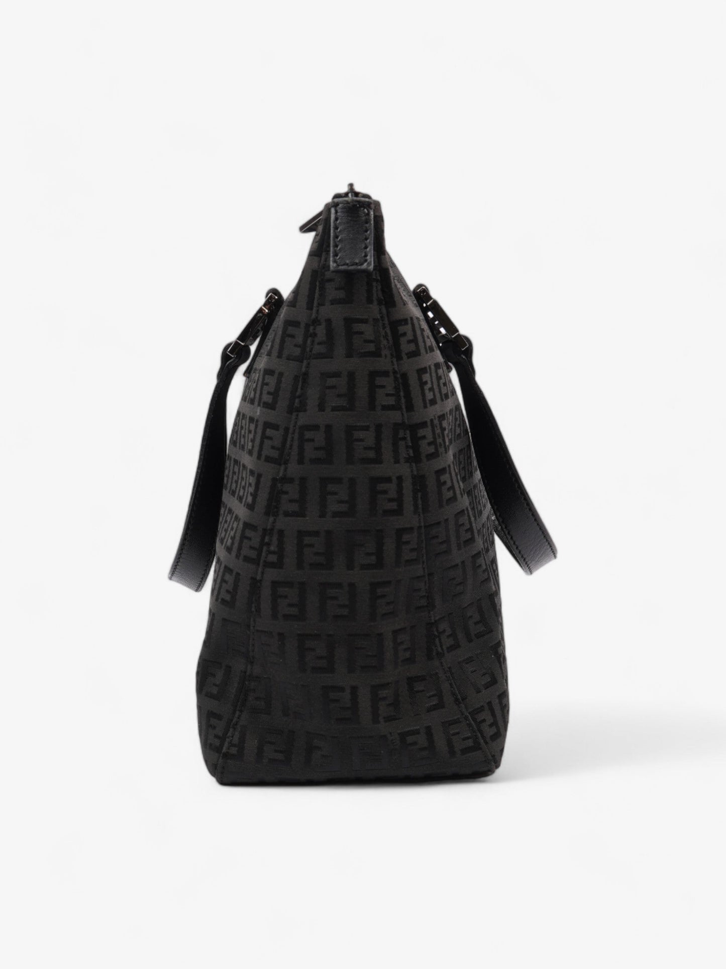 Fendi Tote Canvas Brown Tote Bag Style 4