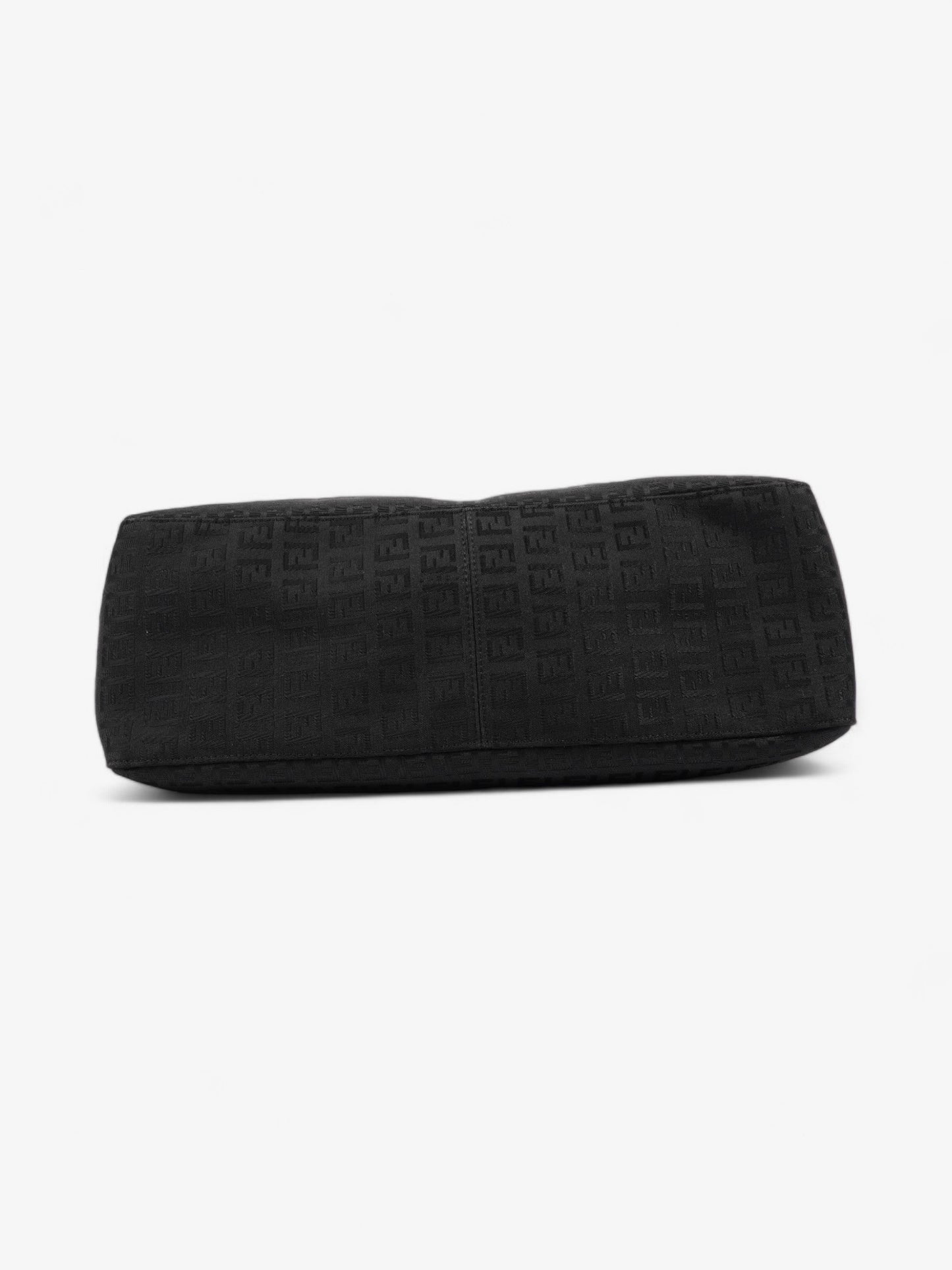 Fendi Tote Canvas Black Tote Bag