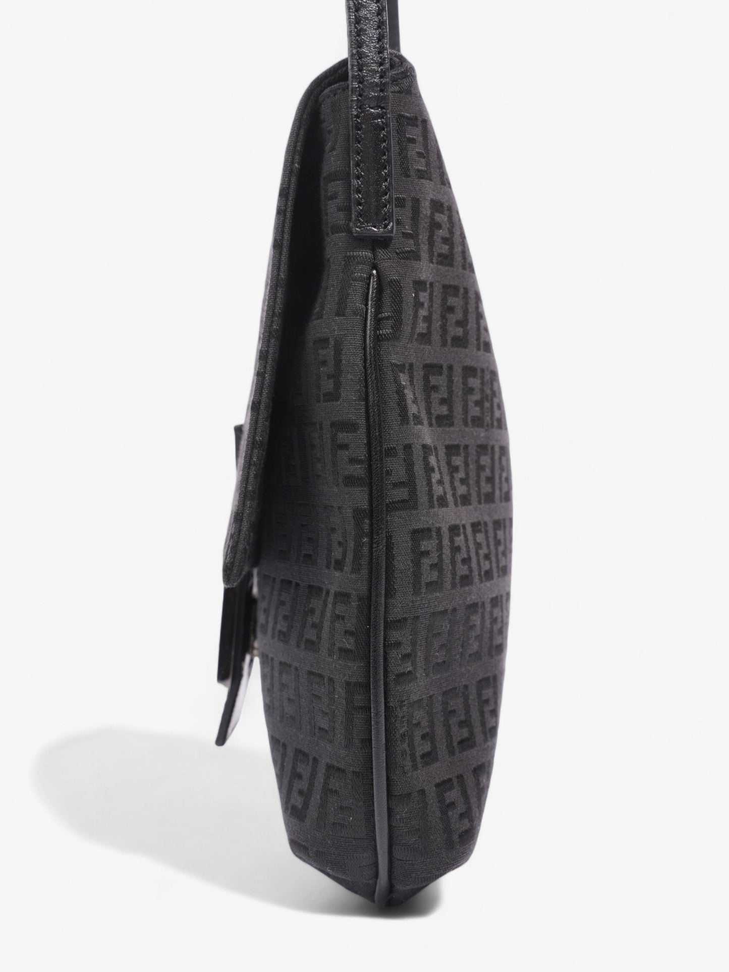 Fendi Luxury Zucchino Black Handbag
