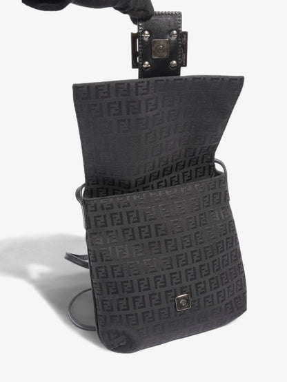 Fendi Luxury Zucchino Black Handbag