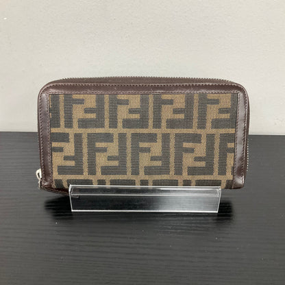 Wallet Luxury Designer By Fendi In Brown, Size:Medium
