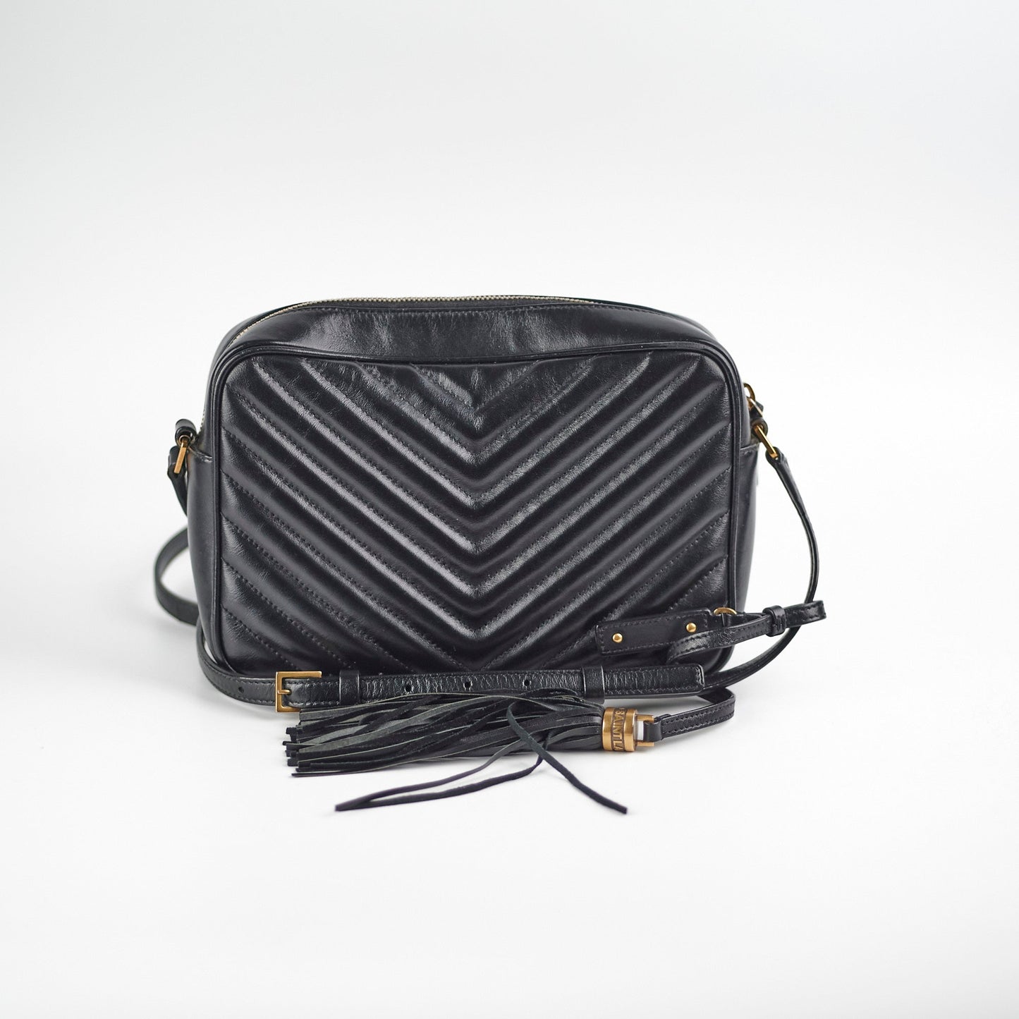 Saint Laurent Lou Black Crossbody Black