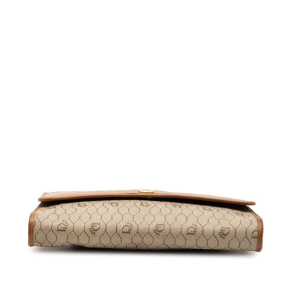 Dior Canvas Brown Shoulder Bag Canvas