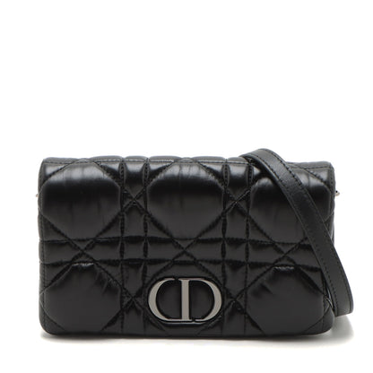 Dior Caro Cannage Black Shoulder Bag