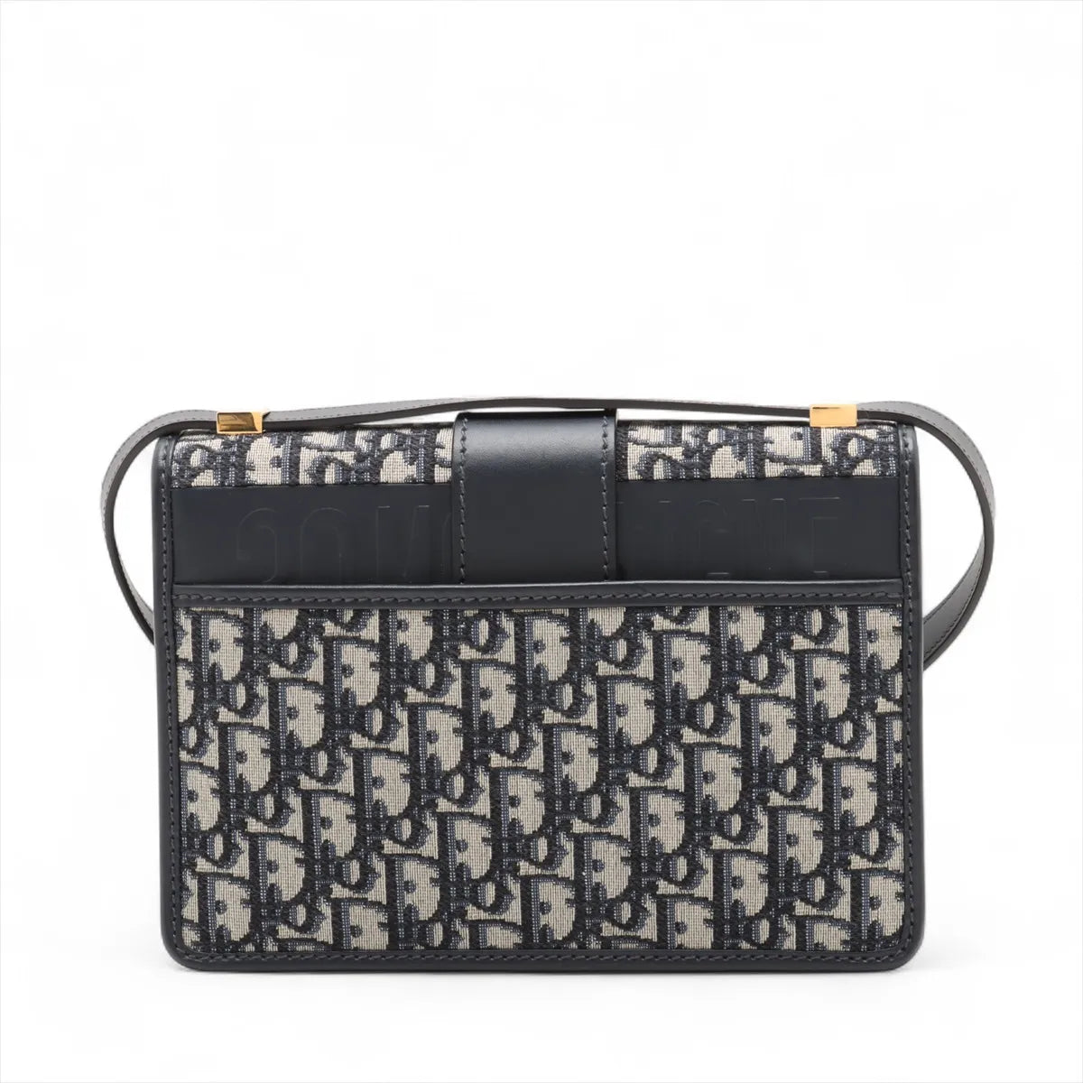 Dior 30 Montaigne Oblique Blue Shoulder Bag Oblique
