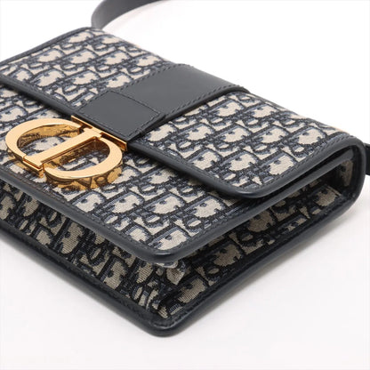 Dior 30 Montaigne Oblique Blue Shoulder Bag Oblique