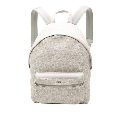 Beige Dior Oblique Canvas Rider Backpack