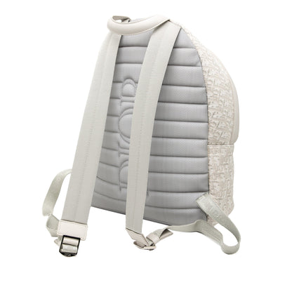 Beige Dior Oblique Canvas Rider Backpack