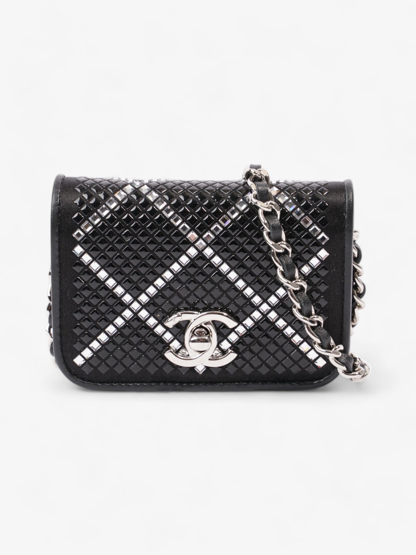 Chanel Wallet On Chain Leather Black Crossbody