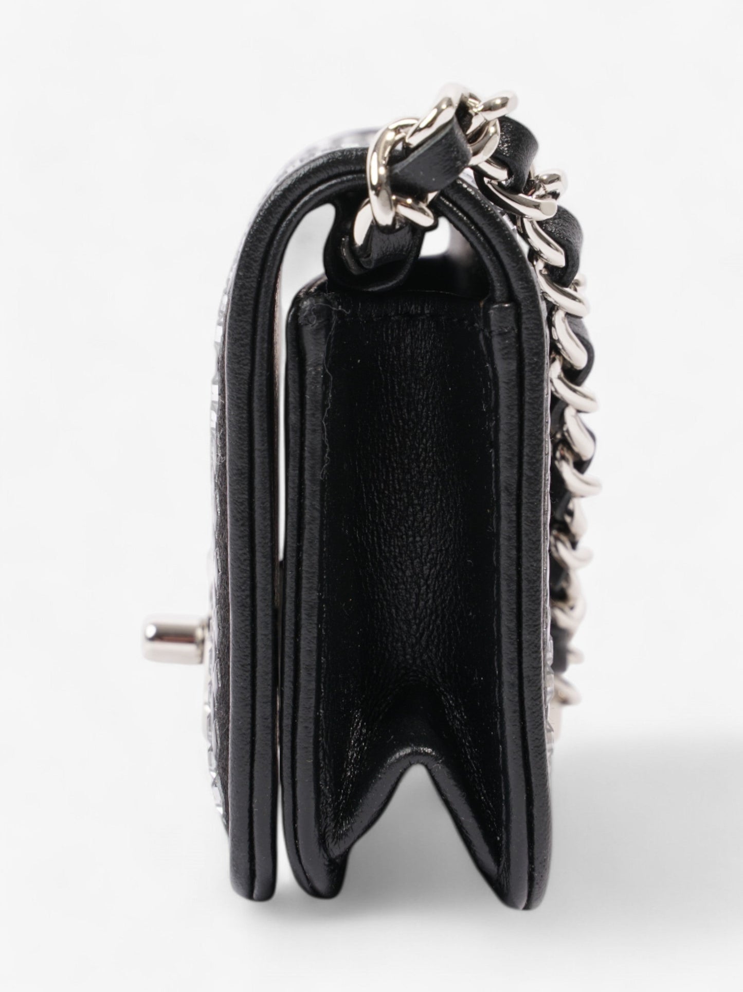 Chanel Wallet On Chain Leather Black Crossbody