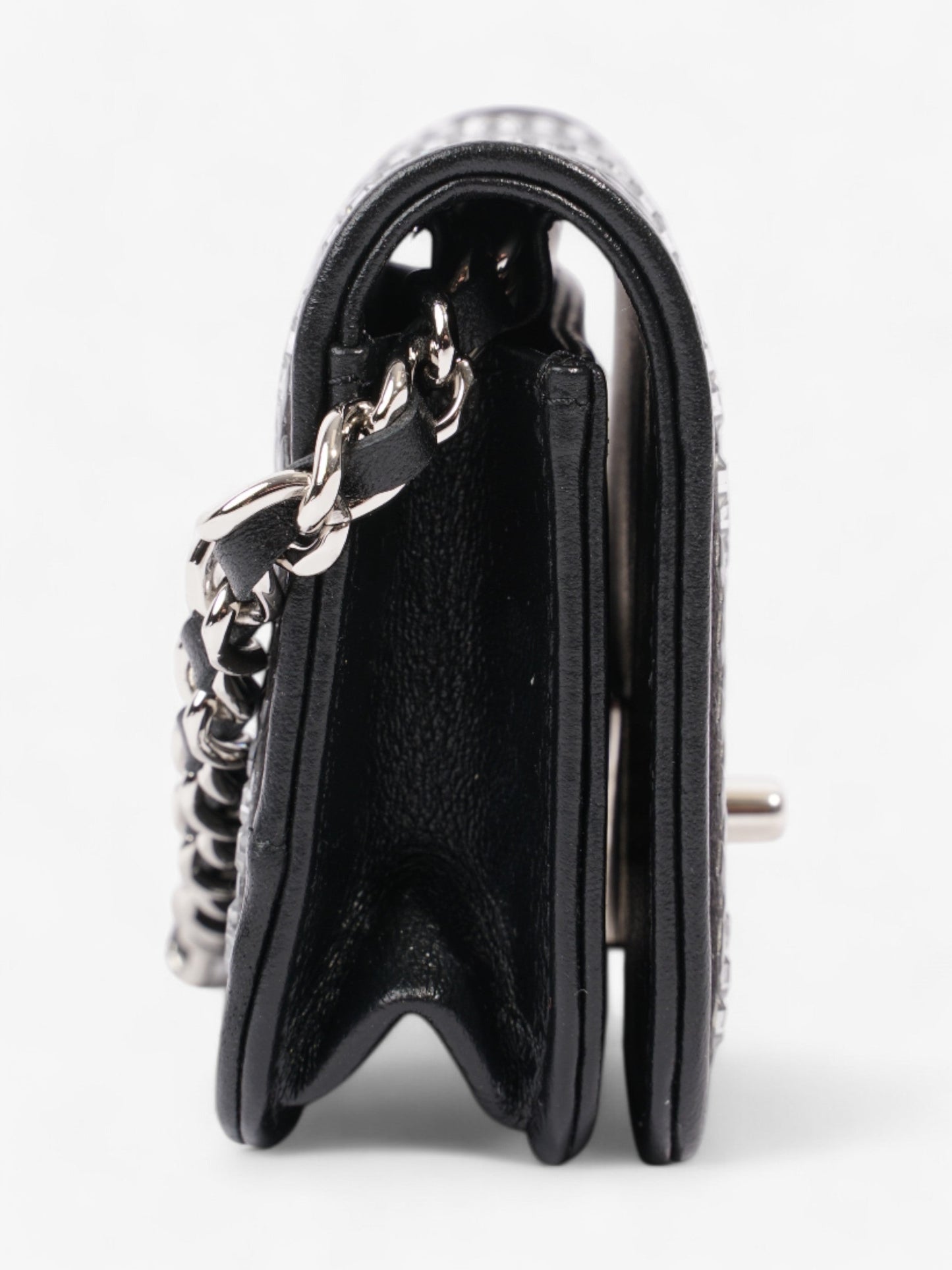 Chanel Wallet On Chain Leather Black Crossbody