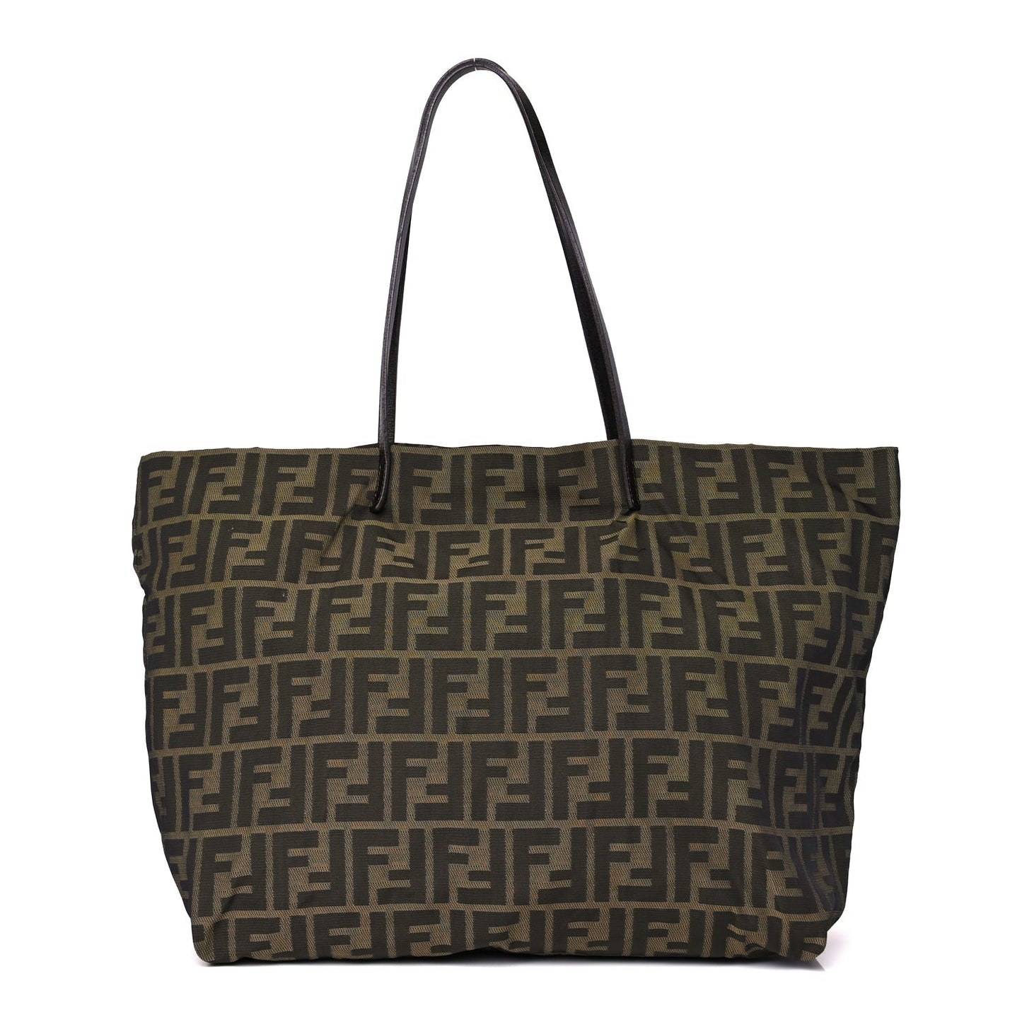 Fendi Zucca Shopping Tote Tobacco