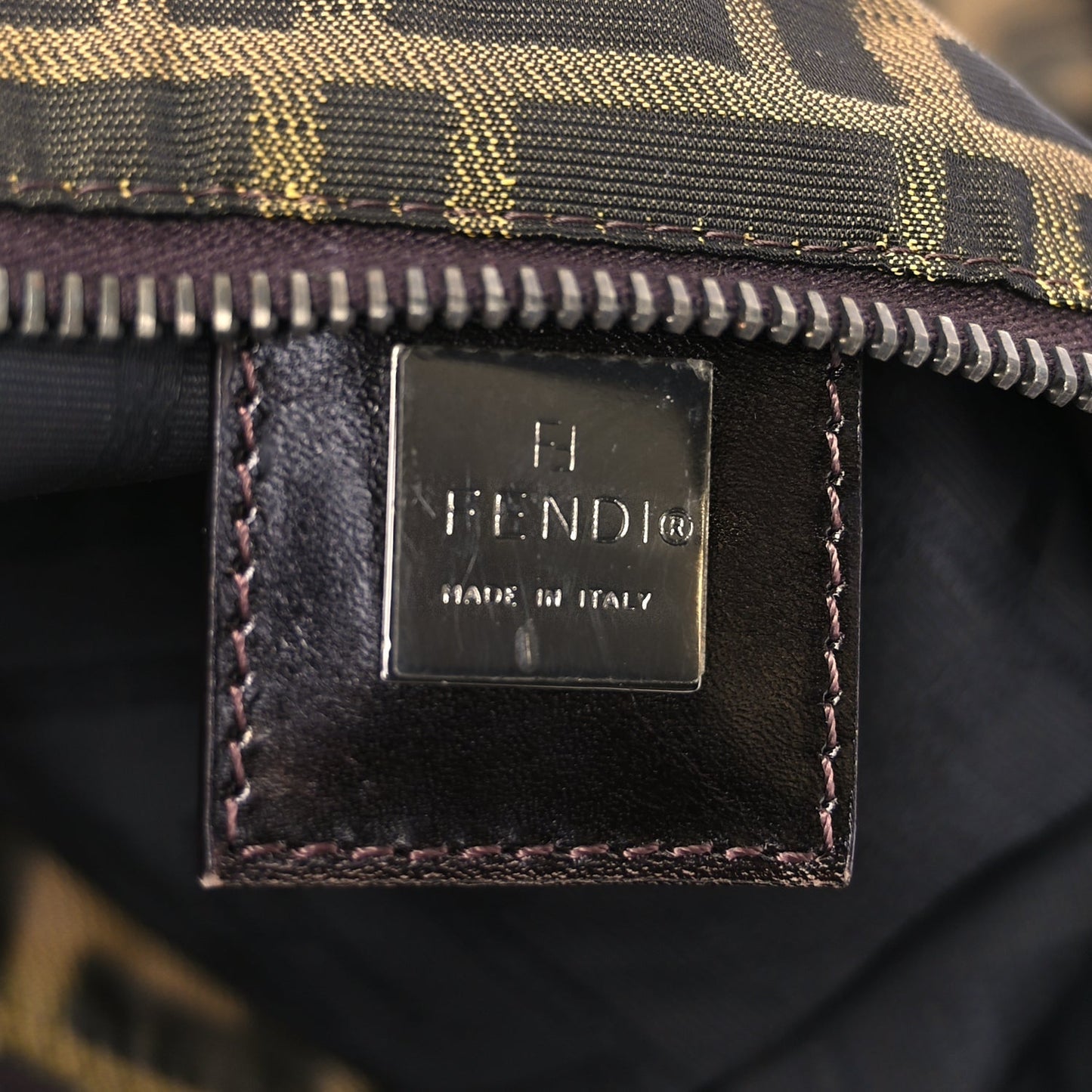 Fendi Zucca Shopping Tote Tobacco