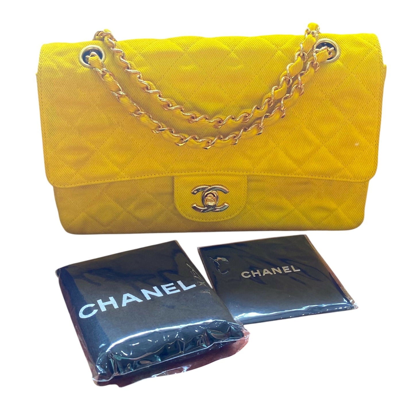 Chanel Classic Flap Gold Shoulder Bag