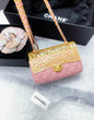 Chanel Chanel 22 Tweed Gold Shoulder Bag