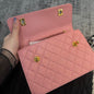 Chanel Pink Cc Double Turn Lock Bag