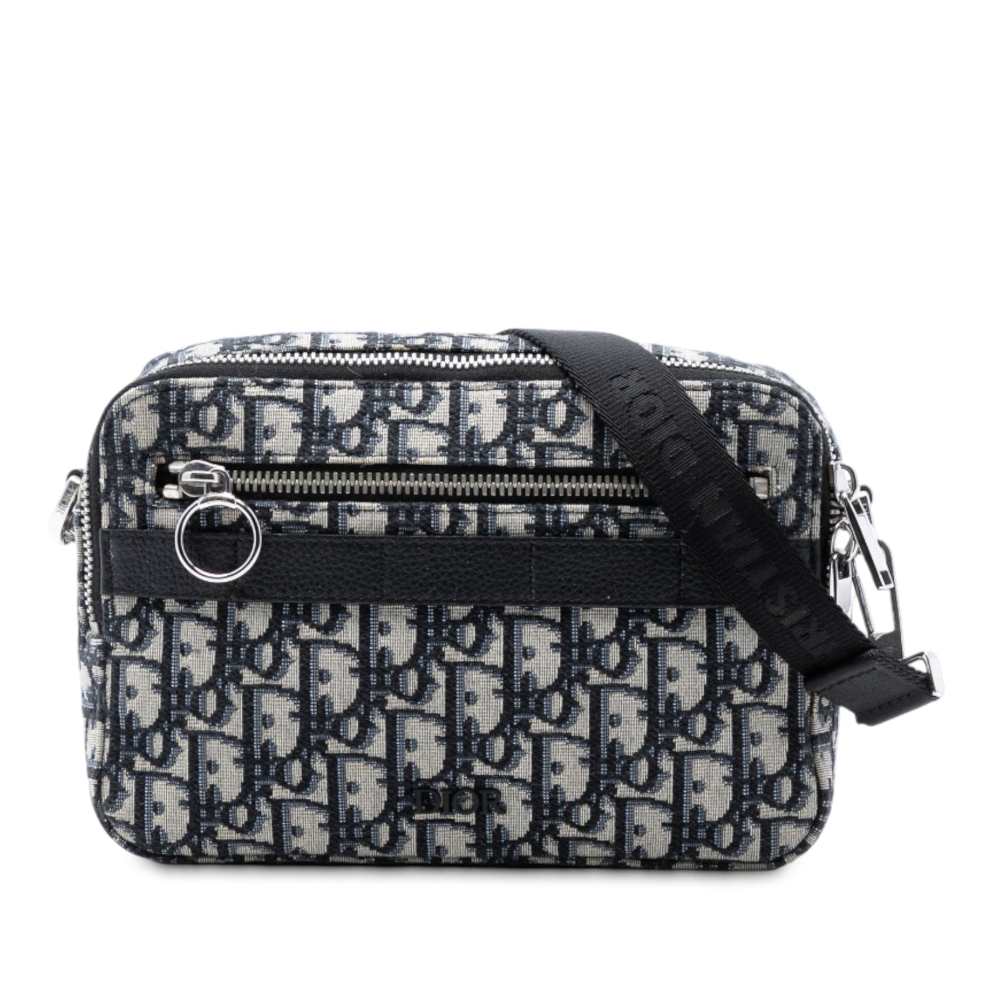 Blue Dior Oblique Canvas Safari Crossbody