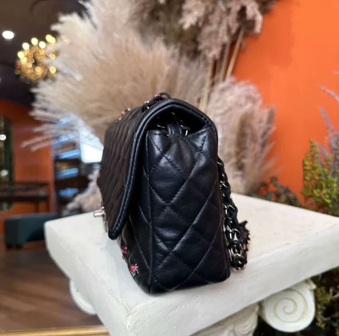 Chanel Timeless Lambskin Black Shoulder Bag
