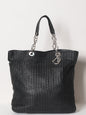 Christian Dior Large Woven Calfskin Bag