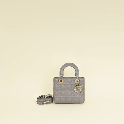 Dior Lady Dior Leather Handbag Style 87