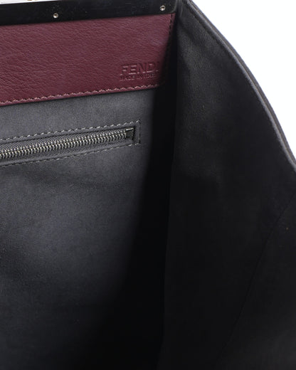 Fendi 3 Jours Burgundy Bag