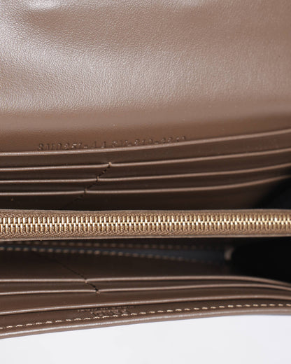 New Fendi Brown leather wallet