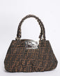 Fendi Tobacco Zucca Mia Shoulder Bag