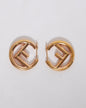 F is Fendi Small Hoop Earrings