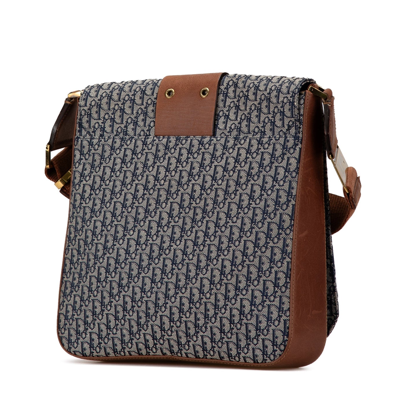 Dior Leather Canvas Crossbody Bag