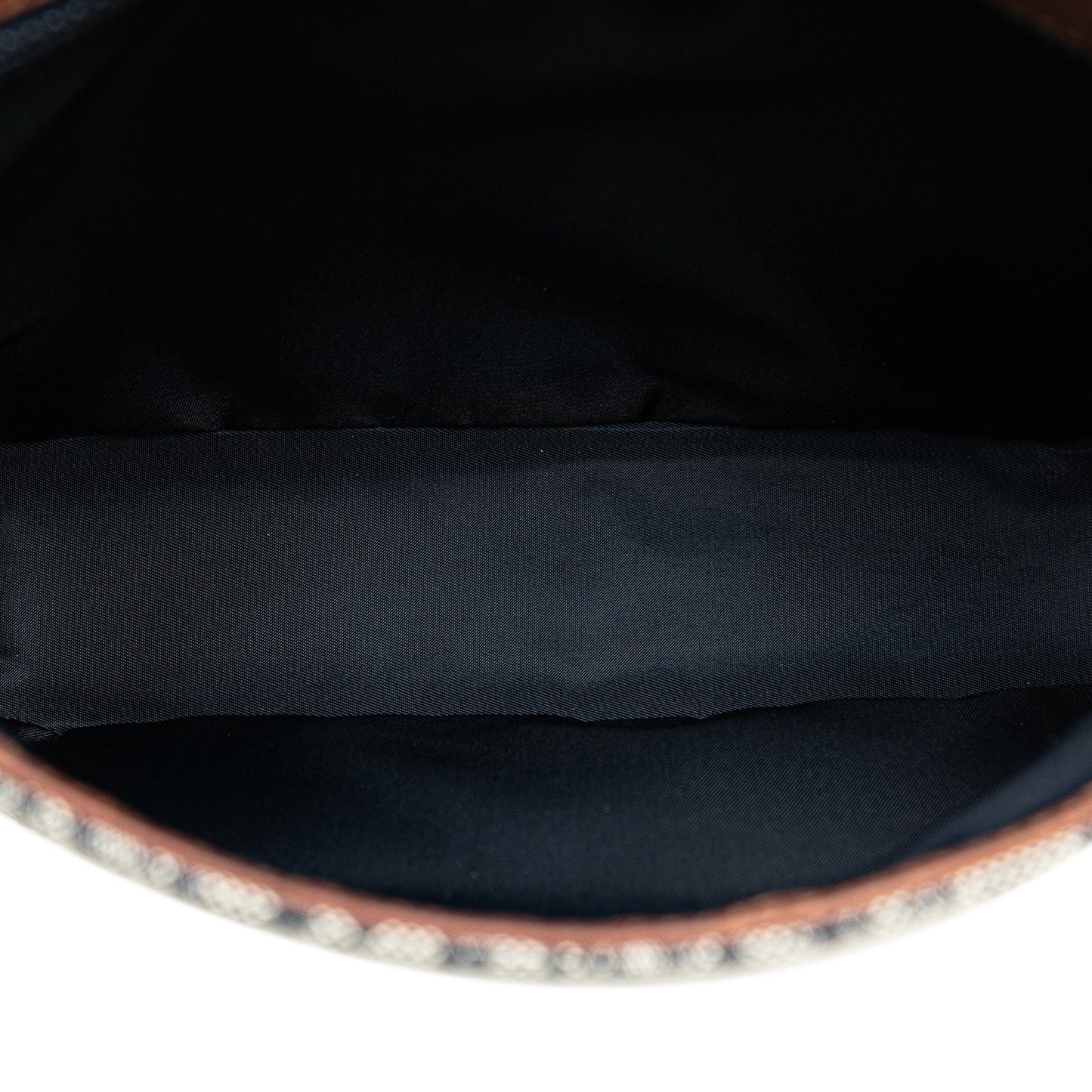 Dior Leather Canvas Crossbody Bag