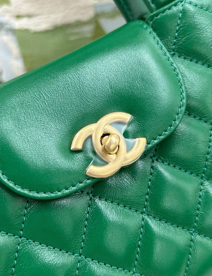 Chanel Kelly Gold Shoulder Bag