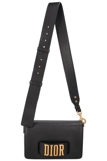 Christian Dior Dio R Evolution Bag Leather Black