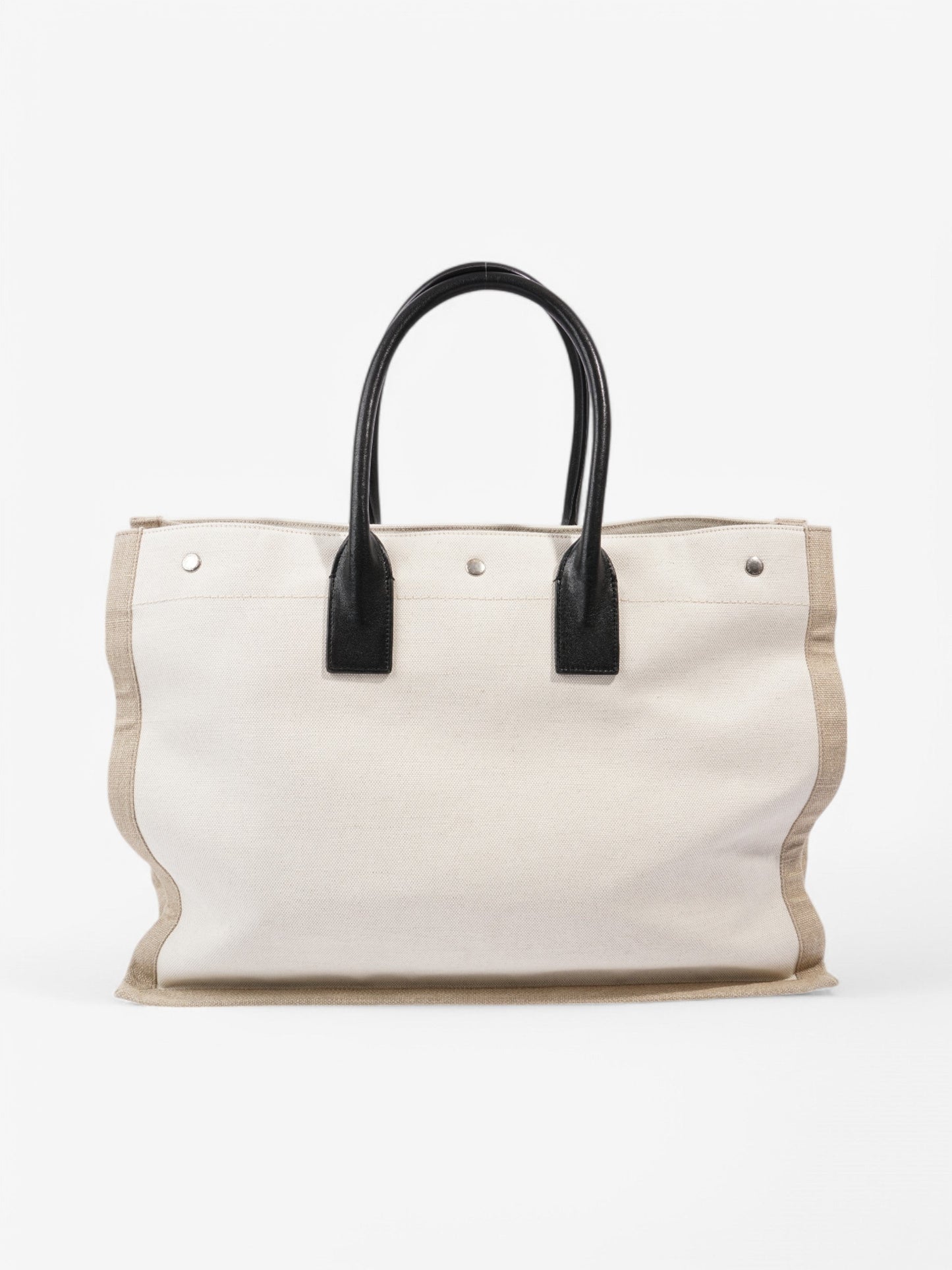 Saint Laurent Canvas Black Tote Bag Style 5