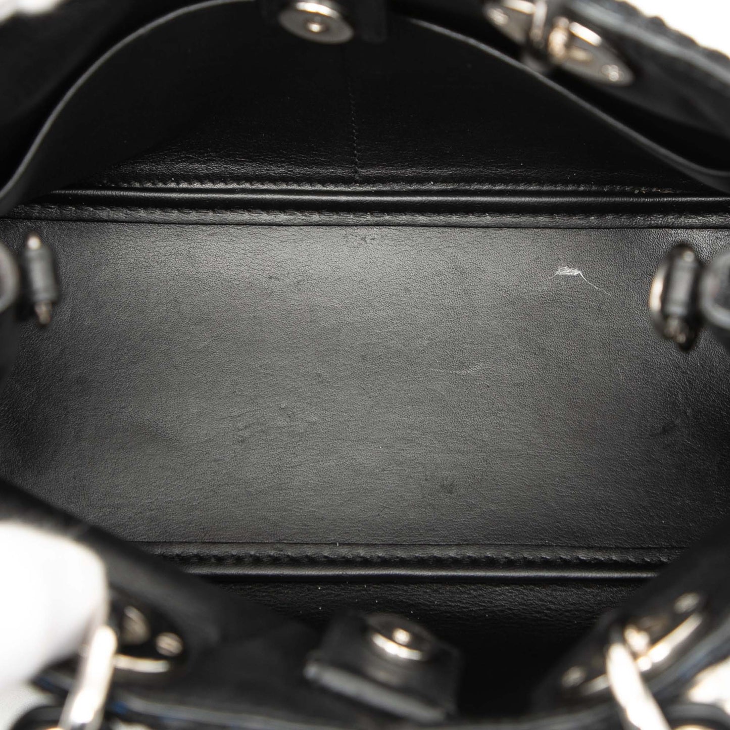 Blue Dior Small Tweed Patch Diorissimo Tote Satchel