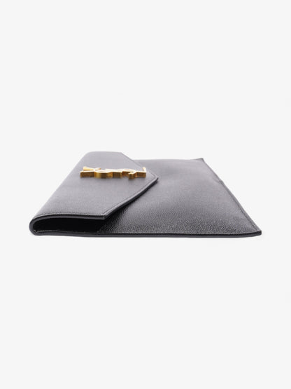 Saint Laurent Uptown Pouch Black Calfskin Leather