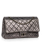 Chanel Classic Flap Lambskin Silver Shoulder Bag Lambskin
