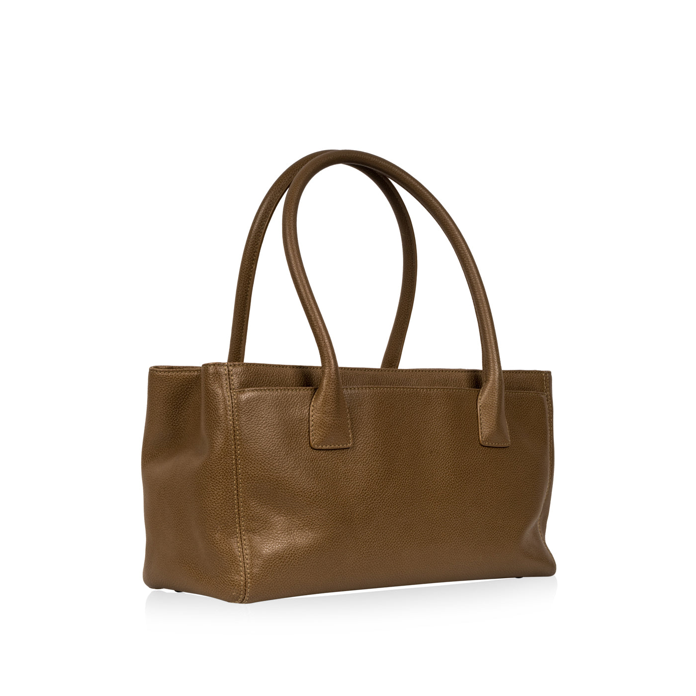 Chanel Timeless Leather Brown Tote Bag