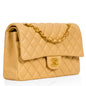 Chanel Classic Flap Lambskin Gold Shoulder Bag Style 57