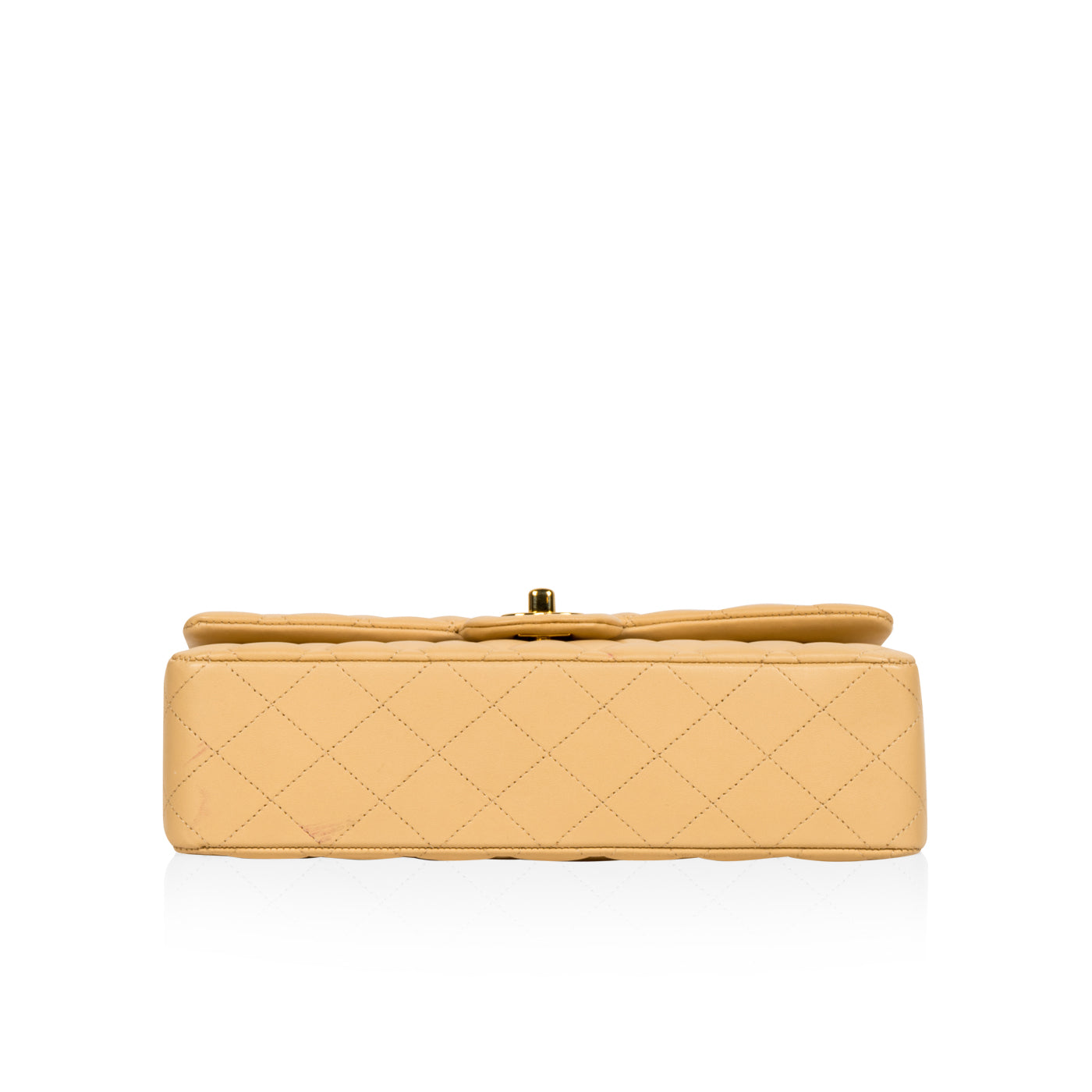Chanel Classic Flap Lambskin Gold Shoulder Bag Style 57