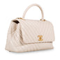 Chanel Coco Handle Calfskin Gold Shoulder Bag