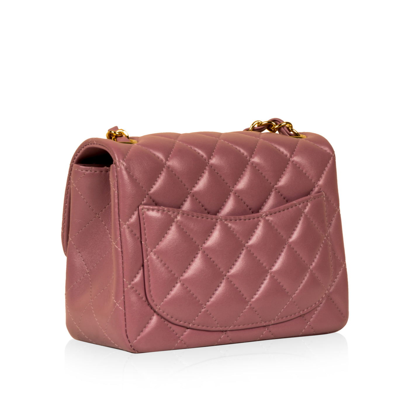Chanel Classic Flap Lambskin Black Shoulder Bag Style 249