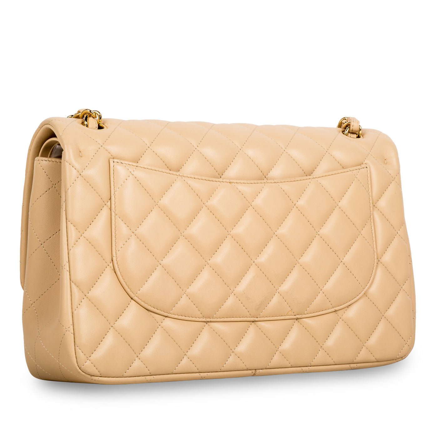 Chanel Classic Flap Lambskin Gold Shoulder Bag Style 17