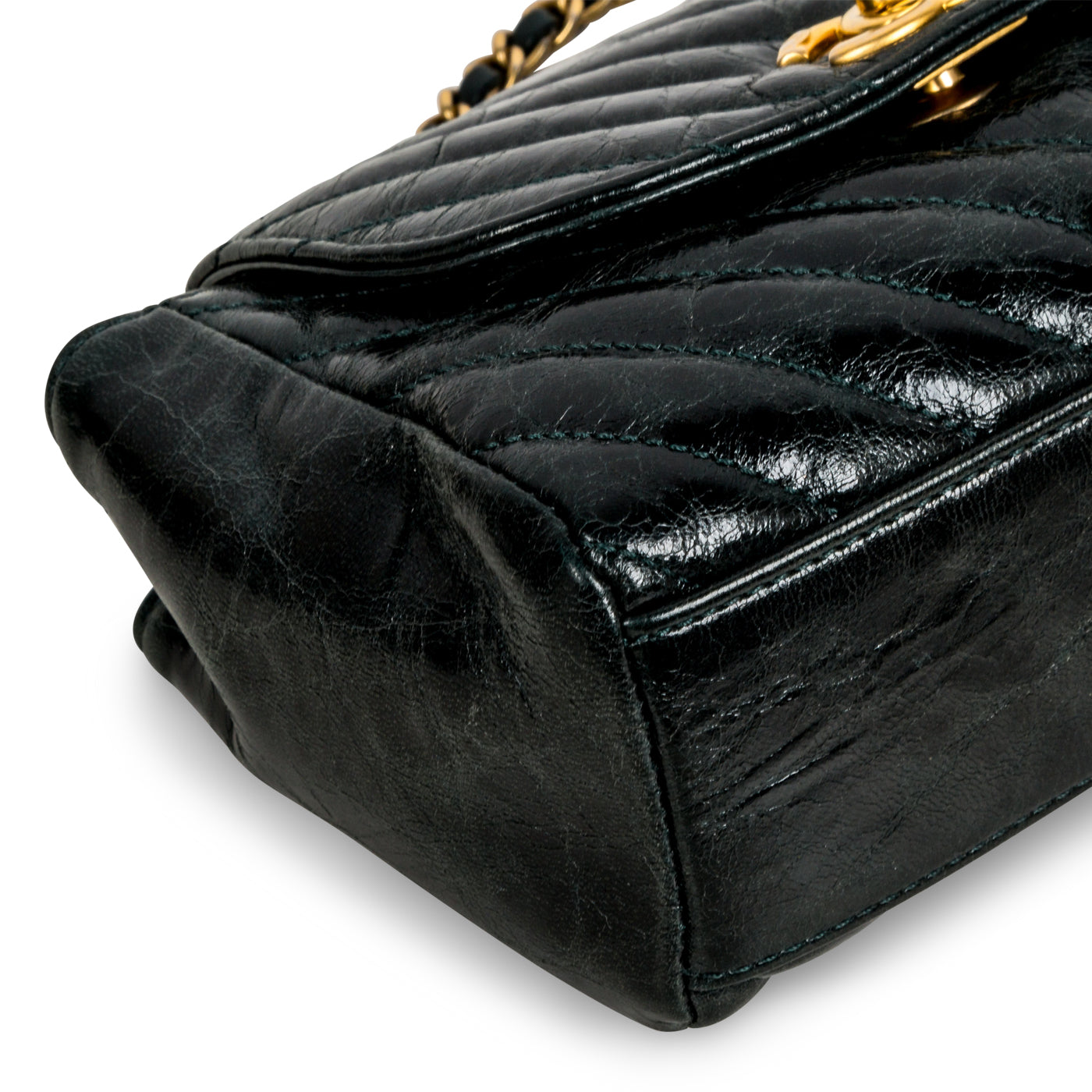 Chanel Classic Flap Calfskin Gold Crossbody Calfskin