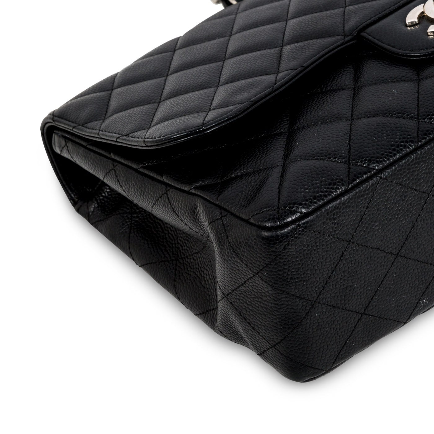 Chanel Classic Flap Caviar Black Shoulder Bag Style 49