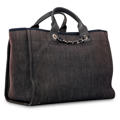 Chanel Cambon Tweed Gold Tote Bag Style 2